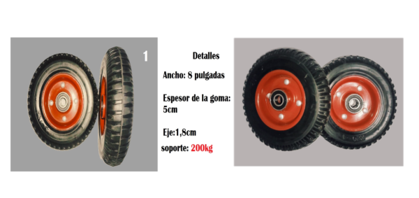 Ruedas de Carga Resistente – Encuentra La Opcion mas conveniente - Imagen 2