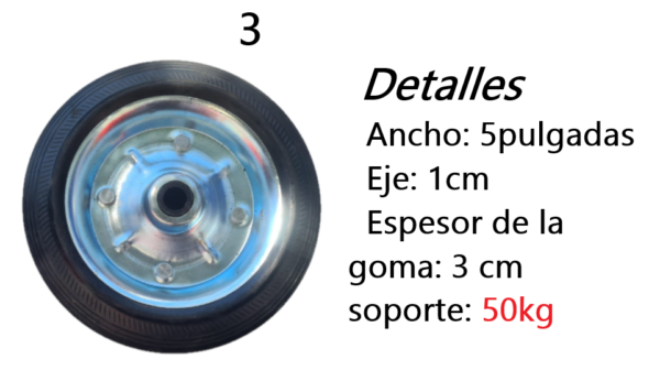 Ruedas de Carga Resistente – Encuentra La Opcion mas conveniente - Imagen 4